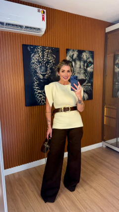 Blusa pétala trend tricot modal (off white) na internet