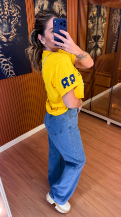 Imagem do T-shirt maxi orgulho de ser brasileira | brasil (amarela)
