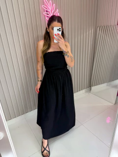 Vestido Carine crepe alfaiataria marrante (rosa) - comprar online