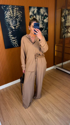 Conjunto Lorena viscolynho (caqui) - Jordanna Galia Store