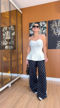 CALÇA adds poa PANTALONA (preta) - loja online