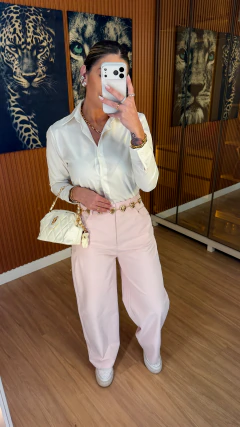 CALÇA Sarita balloon sarja (rose) - comprar online