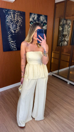 CONJUNTO maju viscolynho (off white poa) na internet