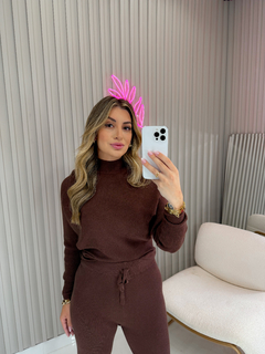 CONJUNTO Shay TRICOT modal (marrom) - comprar online