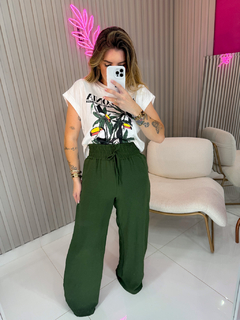 CALÇA LARA DUNA PANTALONA (verde militar)