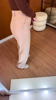 Conjunto Manuella alfaiataria oxford (nude) - loja online