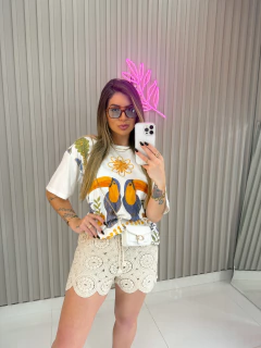 Short croche (off white) na internet