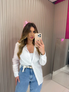 pré venda 13/01 Camisa basic linho (branca) - comprar online