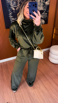 Conjunto lara cotele (verde militar) - loja online