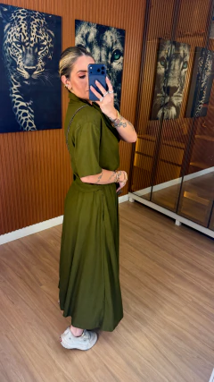 CONJUNTO melina linho (verde militar) na internet