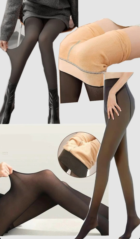 Meia calça translucida peluciada - comprar online