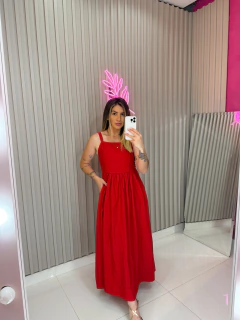 vestido Pieta viscolynho (vermelha) - comprar online