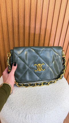 Bolsa inspered grande celi (verde militar) na internet