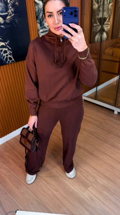 CONJUNTO sarah tricot modal (marrom) - comprar online