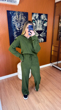 CONJUNTO Lumena polo TRICOT mousse (verde militar) - comprar online