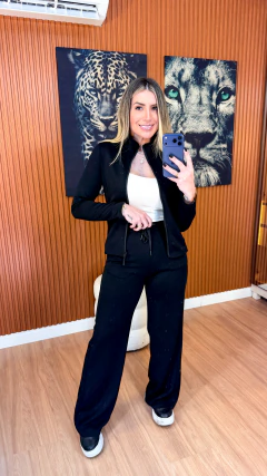 Conjunto Geórgia moletinho importado susan zheng (PRETO) - comprar online