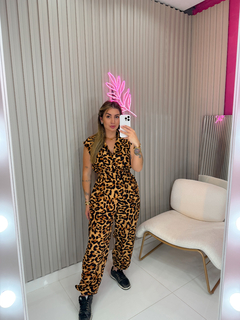 MACACÃO Karen viscolynho (animal print 2) - loja online