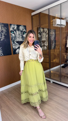 Imagem do Camisa malu sarja (off white)