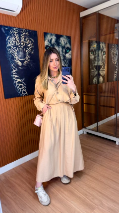 CONJUNTO Enna crepe marrante (nude)
