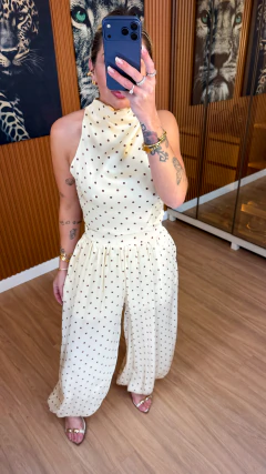 CONJUNTO alicia frente única + calça balloon cetim (amarelo manteiga) na internet