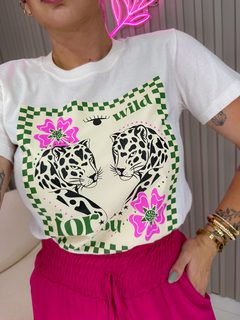 T shirt duas oncas (off white) - comprar online