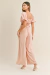 Cristina Linen Set - Pink - Mare Mio