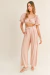 Cristina Linen Set - Pink - comprar en línea