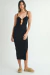 Mykonos Black Dress - PRE ORDER MAYO