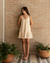 Sisal mini dress - Neutral