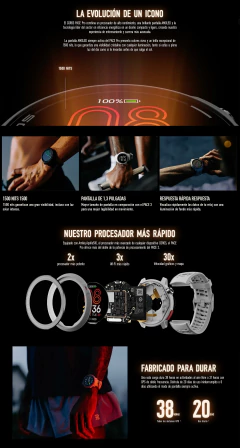 Reloj deportivo PACE PRO malla silicona Blue - COROS