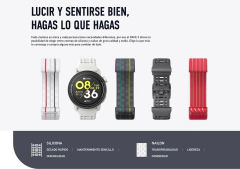 Reloj deportivo PACE 3 malla silicona White - COROS - X-TRAIL