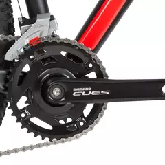 Bicicleta MTB aluminio Shimano CUES 18VEL R29 Negro/Rojo RAZZ - VOLTA - tienda online
