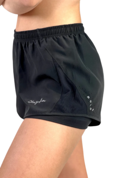 Short running con calza mujer Race New - Yazuka