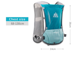 Combo chaleco AONIJIE E913S + Bolsa de hidratación 1L + 2 botellas blandas 500cc con bombilla - comprar online