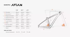 Bicicleta MTB aluminio Shimano Deore 11VEL R29 Avian - VOLTA en internet