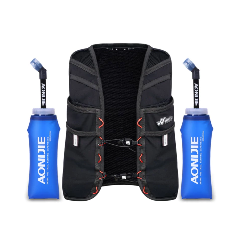 Combo chaleco WEIS Flex EVO + 2 botellas flexibles 600cc con bombilla