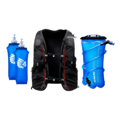 Combo chaleco WEIS Flex + bolsa de hidratación 2L + 2 botellas flexibles 500cc