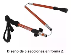 Bastones trekking trail running plegable 3 secciones 38/110/125cm Ultra Trail - LX - X-TRAIL
