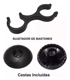 Bastones trekking telescópicos 3 secciones 135/64cm Aconcagua - LX