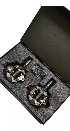 Pedales MTB PDM96p doble traba con calas - PROMEND - tienda online