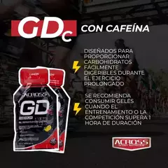 Gel deportivo con cafeina GD sabor frutos rojos 20g por unidad - ACROSS - X-TRAIL