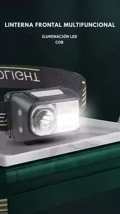 Imagen de Linterna frontal cabeza con sensor 400lm USB 4120 - HEADLIGHT