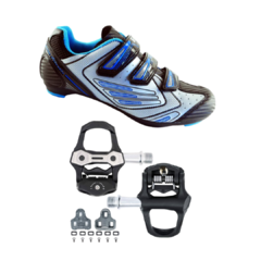 Combo Zapatilla Ruta Sbk Atlantis + Pedales Zeray con calas en internet