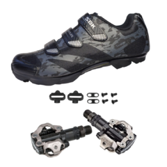Combo Zapatilla Mtb SBK Ventilate + Pedales Shimano M520
