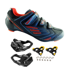 Combo Zapatilla Ruta Sbk Atlantis + Pedales Shimano RS500 con calas - comprar online