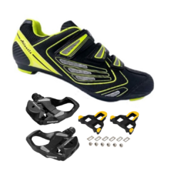 Combo Zapatilla Ruta Sbk Atlantis + Pedales Shimano RS500 con calas en internet