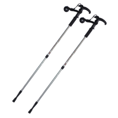 Bastones trekking telescópico Aluminio con mango par- XTRAIL