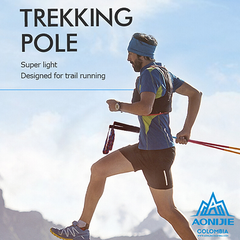 Bastones trekking fibra de carbono plegables 162g para altura 1,70m a 1,80m E4201 par - AONIJIE - comprar online