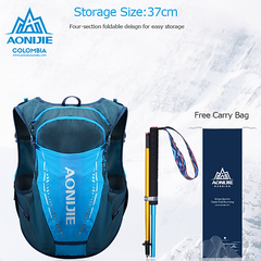 Bastones trekking fibra de carbono plegables 162g para altura 1,70m a 1,80m E4201 par - AONIJIE - tienda online