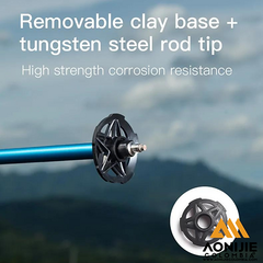 Bastones trekking fibra de carbono plegables 142g para altura 1,60m a 1,70m E4202 par - AONIJIE - X-TRAIL